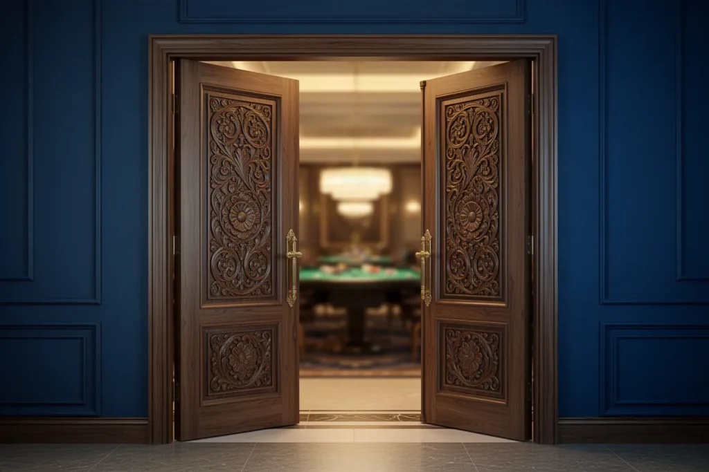 Ảnh minh hoạ cánh cửa sảnh cho mục hỏi đáp casino HB88SG